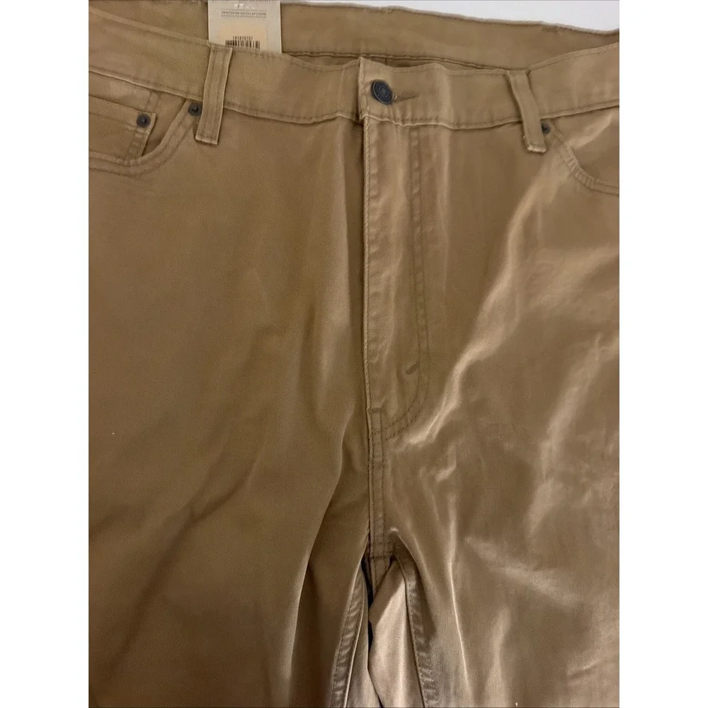 NWT Levi's 541 Men's 42x30 Athletic Fit Stretch Pants Chino Tan Brown New